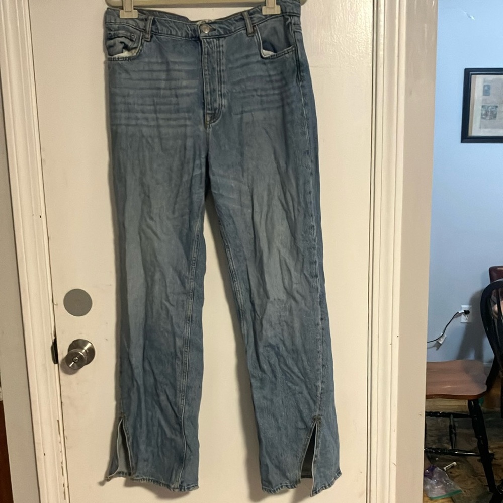 EUC Free People high waisted jeans size 32